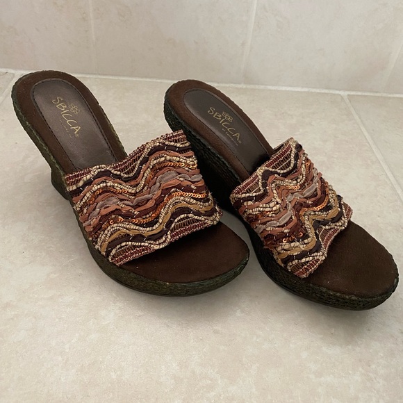 Sbicca | Anakita Platform Wedge | Color: Brown/Multi | Size: 7M - Picture 4 of 6